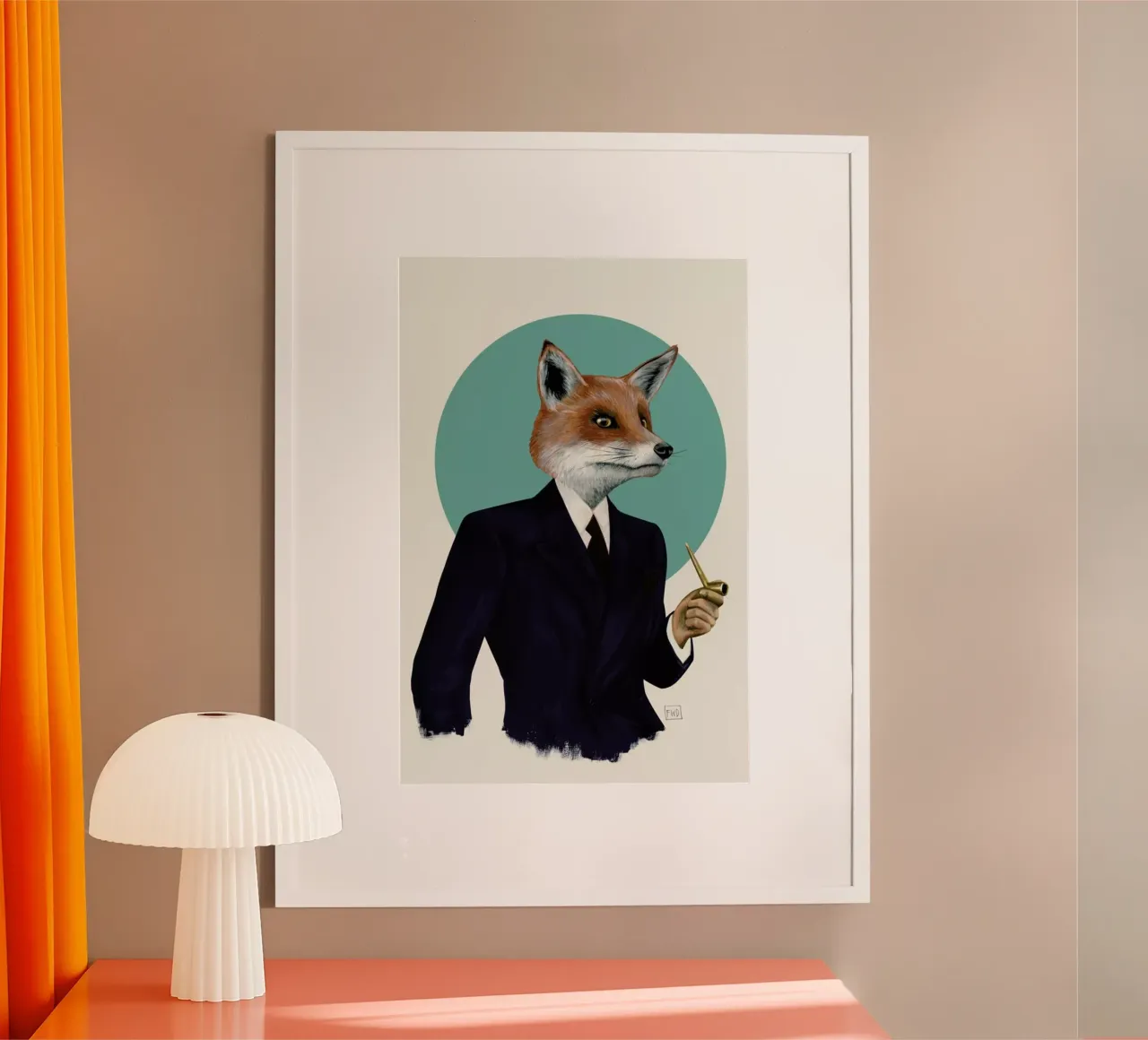 Mr. Fox poster da Famous When Dead