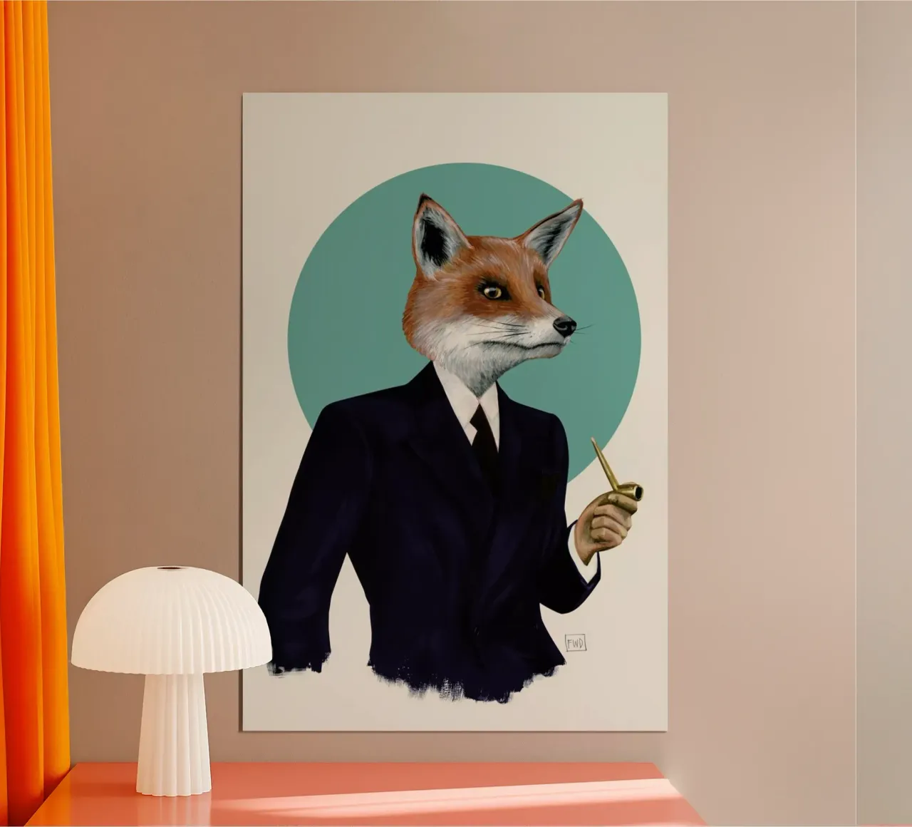 Mr. Fox poster da Famous When Dead