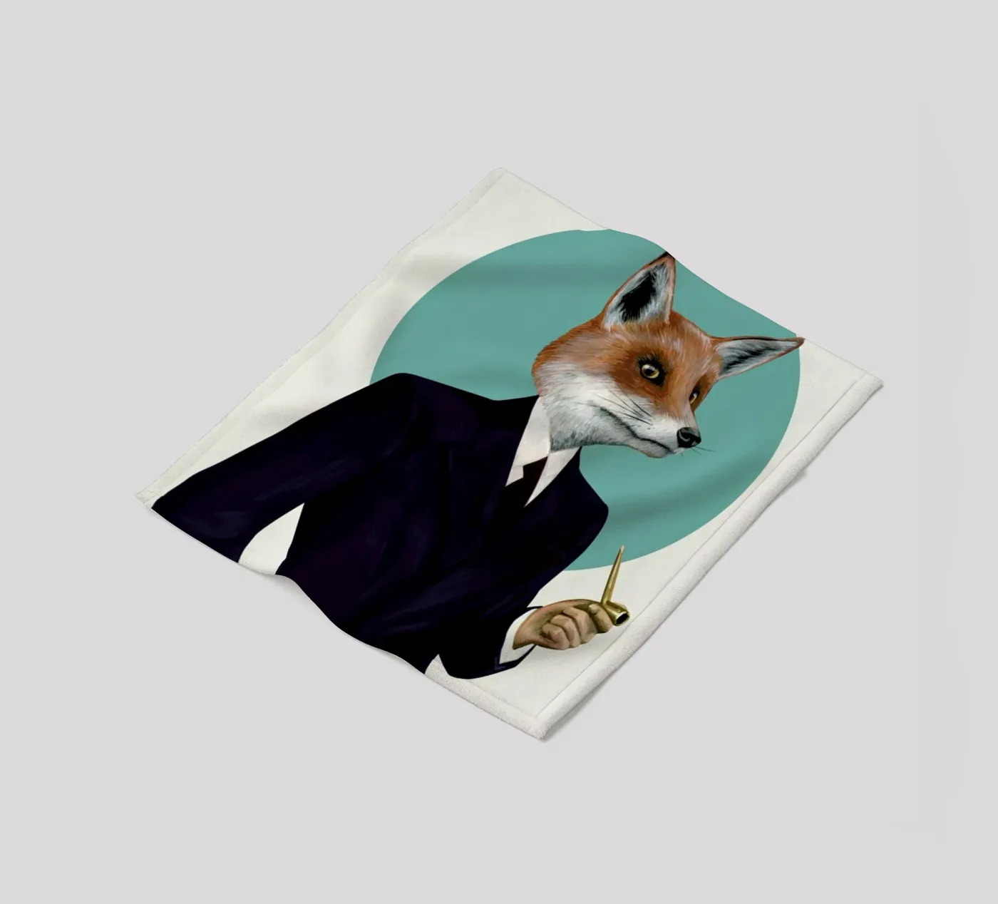 Mr. Fox fleecedeken van Famous When Dead