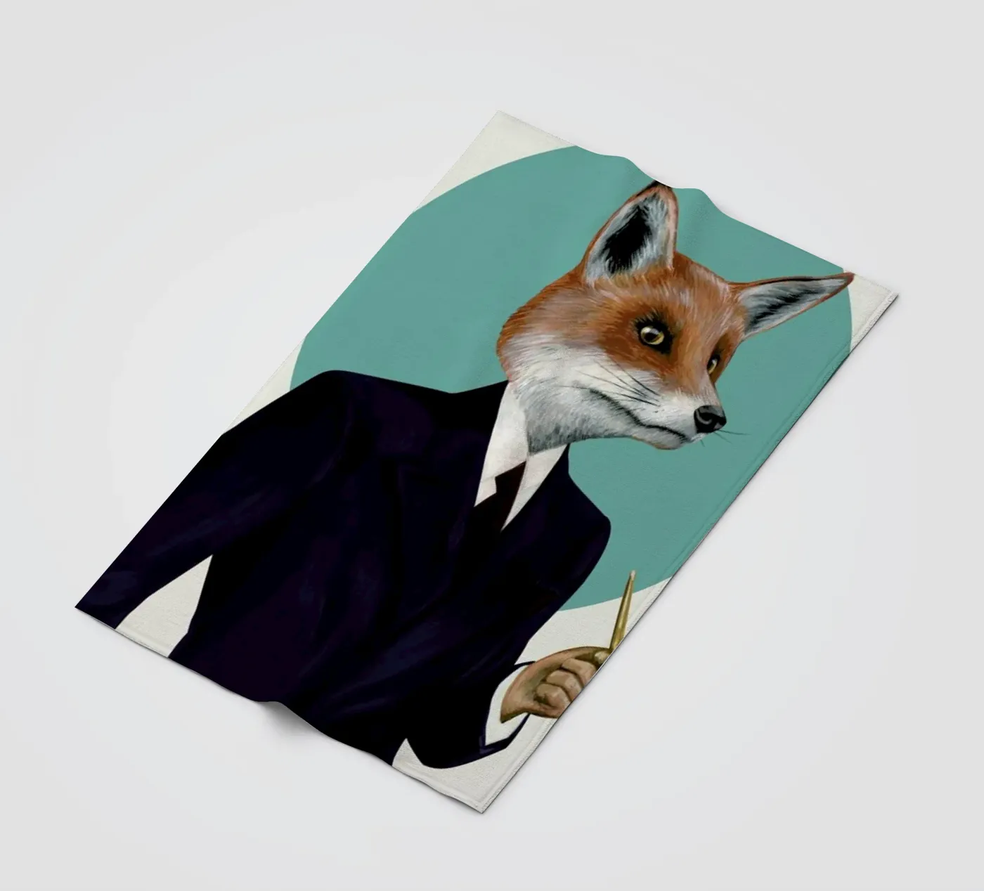 Mr. Fox fleecedeken van Famous When Dead