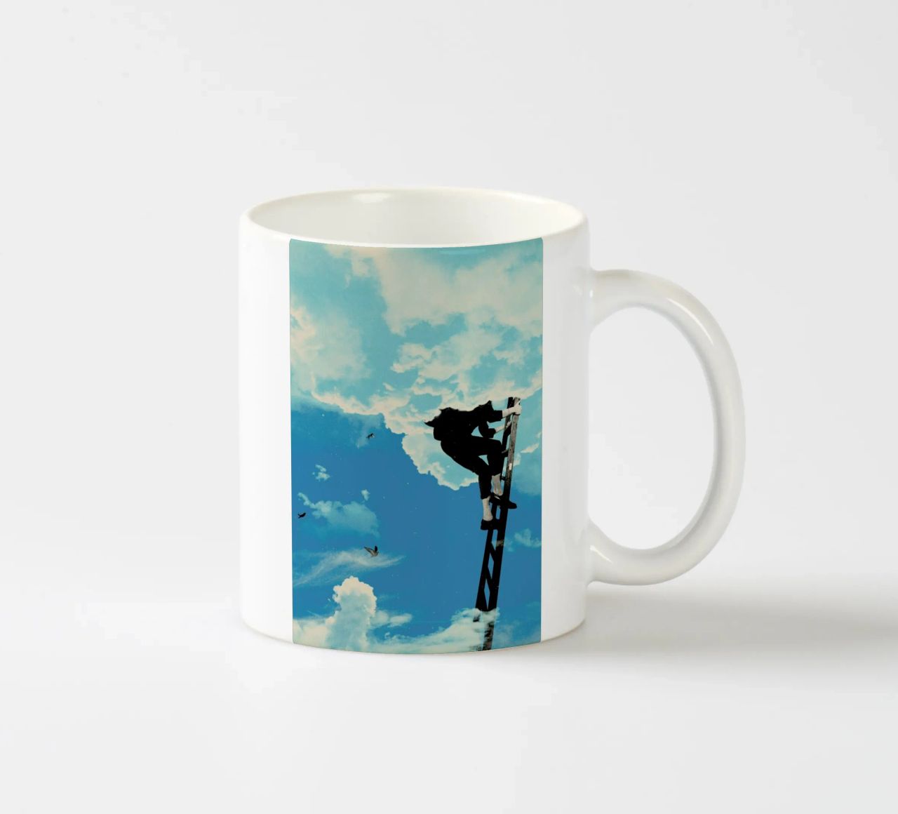 Up There tazza in ceramica da Matheus Lopes Castro