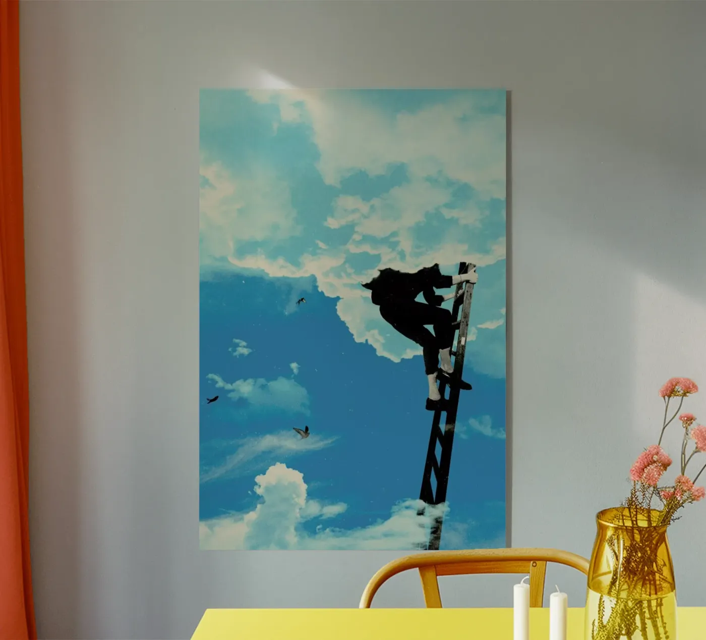 Up There acryl van Matheus Lopes Castro