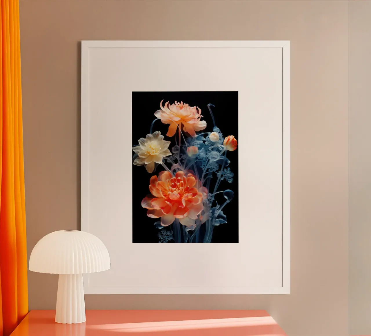 Strass fiore X-Ray poster da PosterPrint