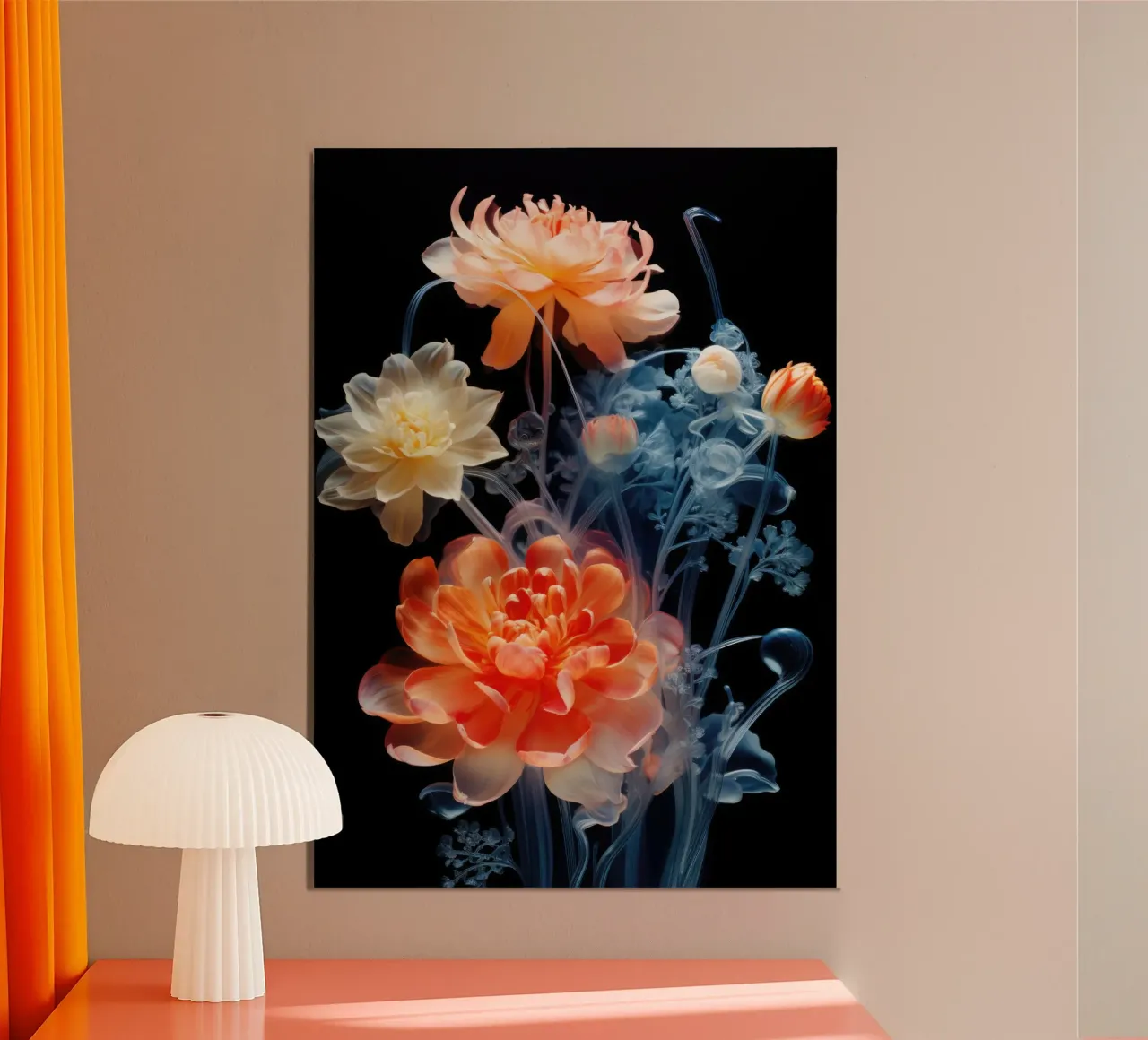 Strass fiore X-Ray poster da PosterPrint