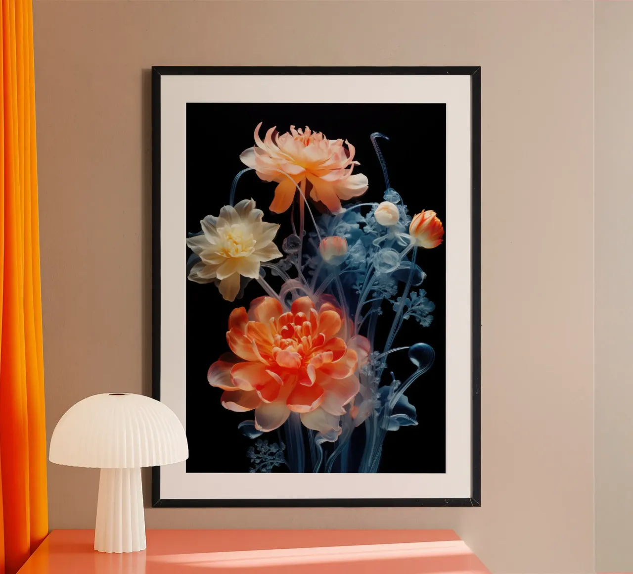 Strass fiore X-Ray poster da PosterPrint