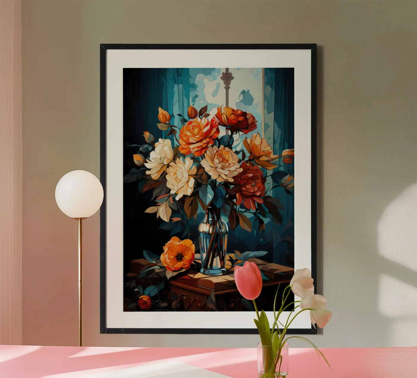 Ionic bouquet poster by PosterPrint