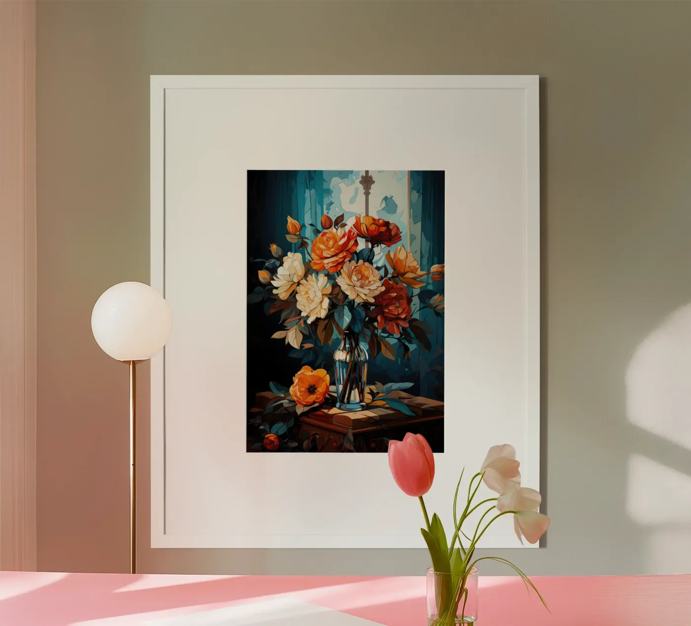 Ionic bouquet poster by PosterPrint
