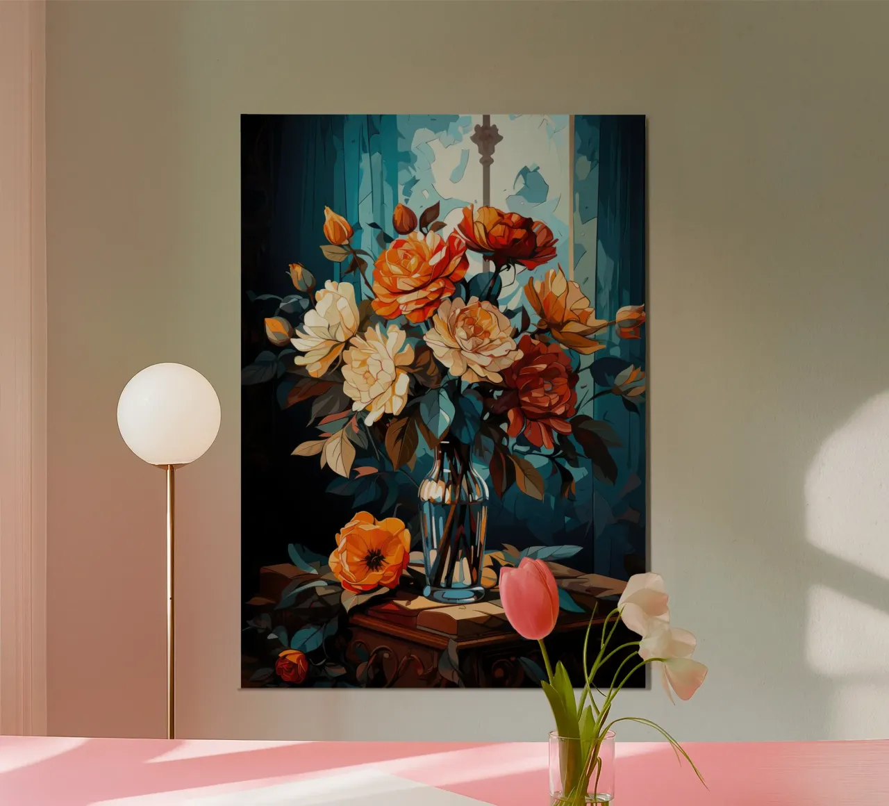 Ionic Blumenstrauss Poster von PosterPrint