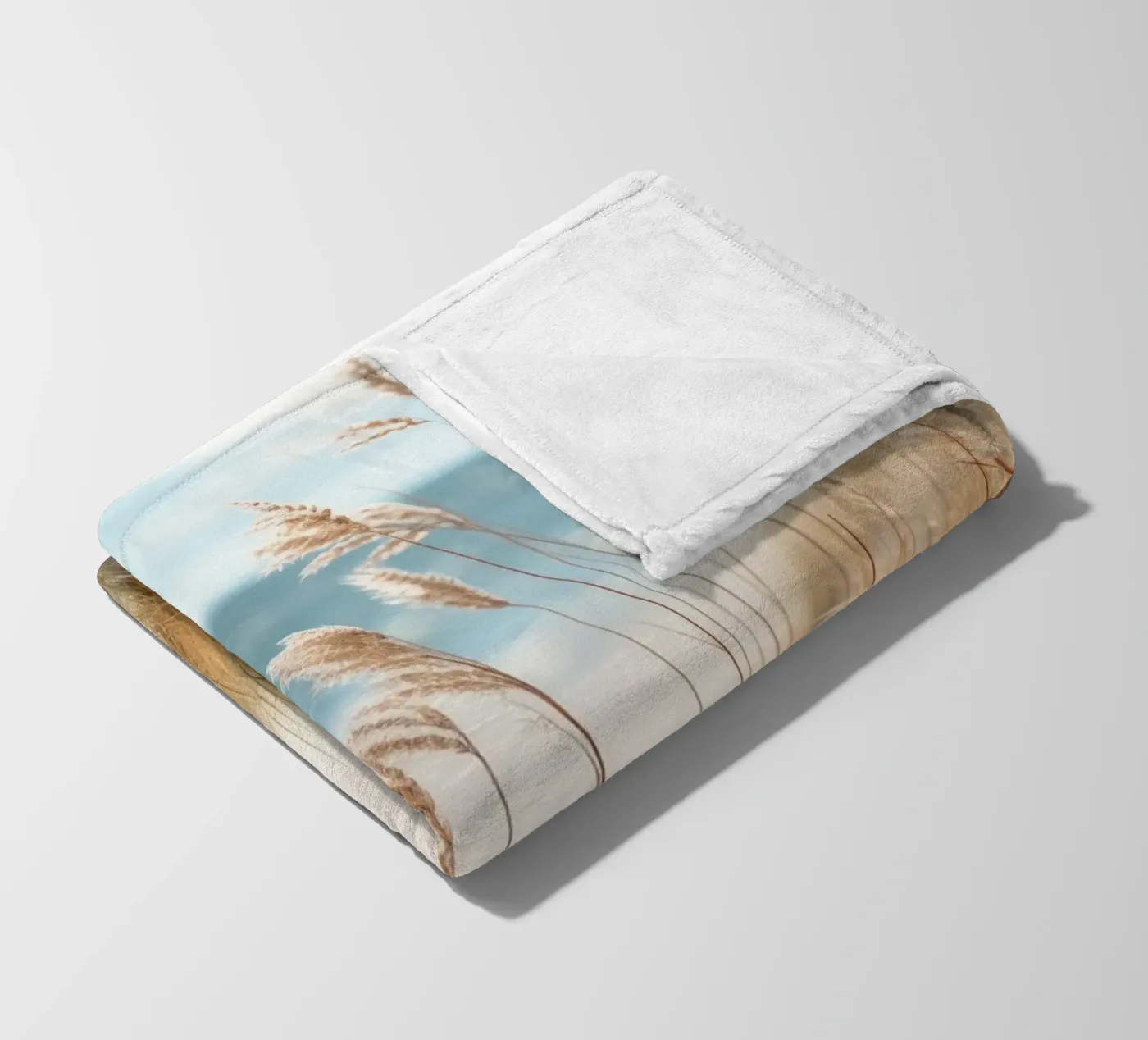 Sandstrand Fleecedecke von PosterPrint