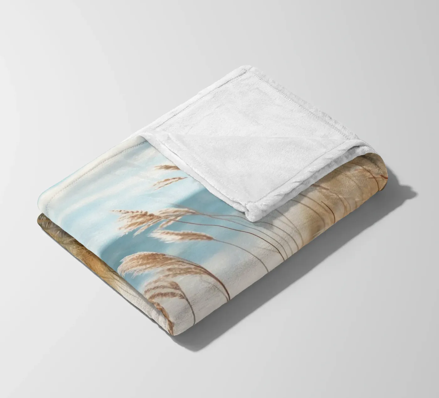 Sandstrand Fleecedecke von PosterPrint