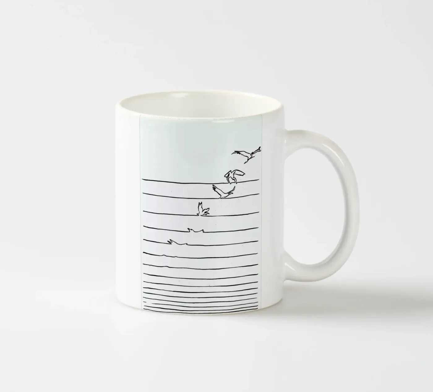 Break Free ceramic mug by Matheus Lopes Castro