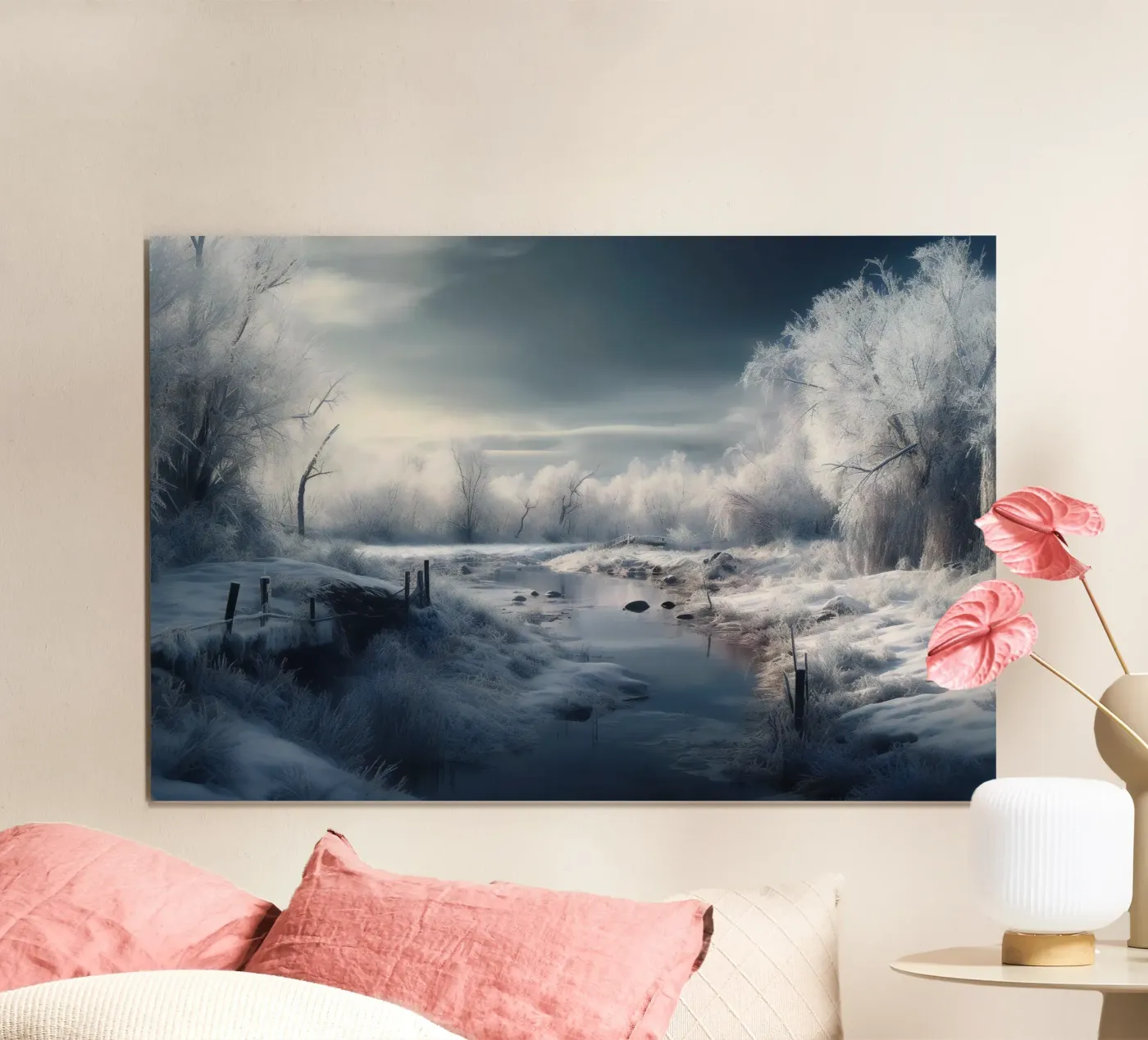 Winter landscape poster by PosterPrint