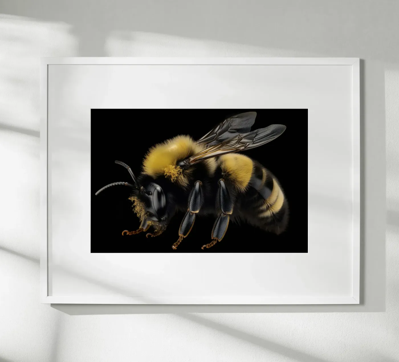 Macro photo bee poster da PosterPrint