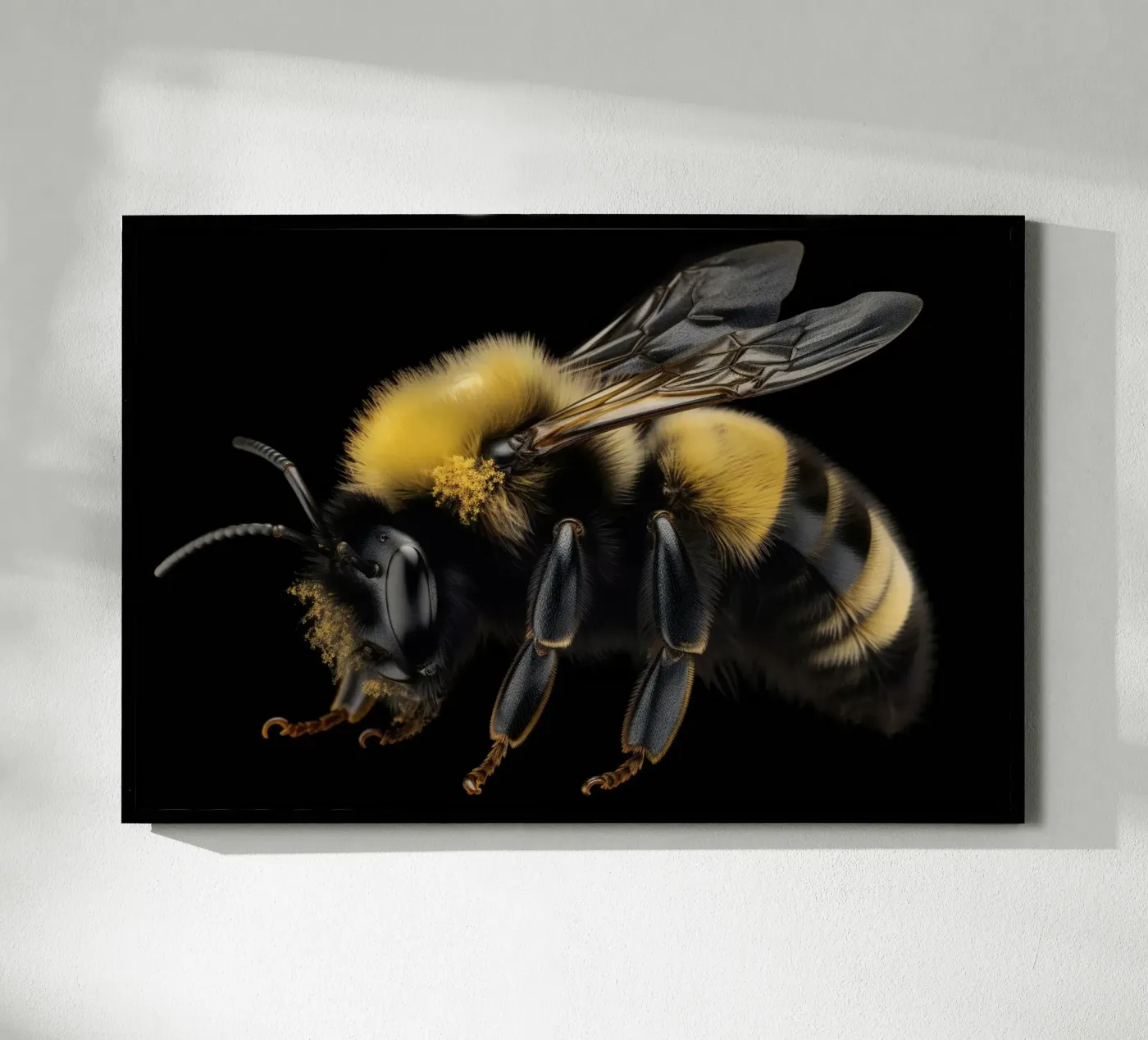 Macro photo bee poster da PosterPrint