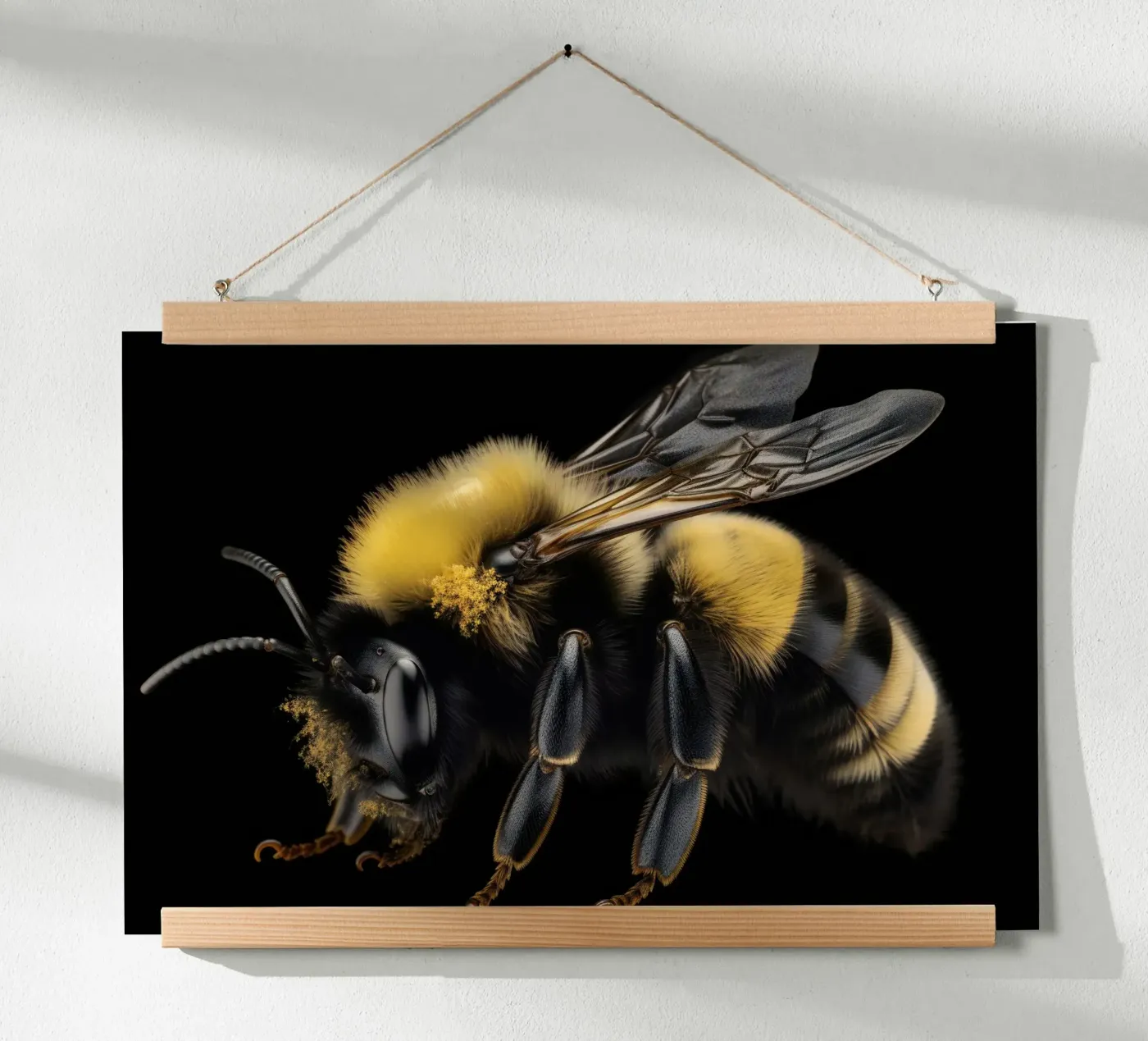 Macro photo bee poster da PosterPrint