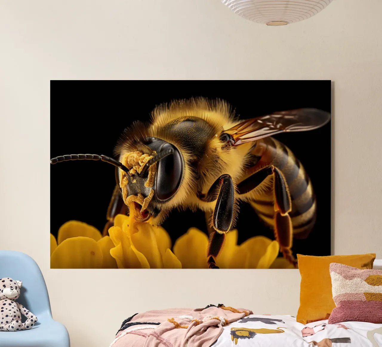 Immagine macro delle api plexiglass da PosterPrint