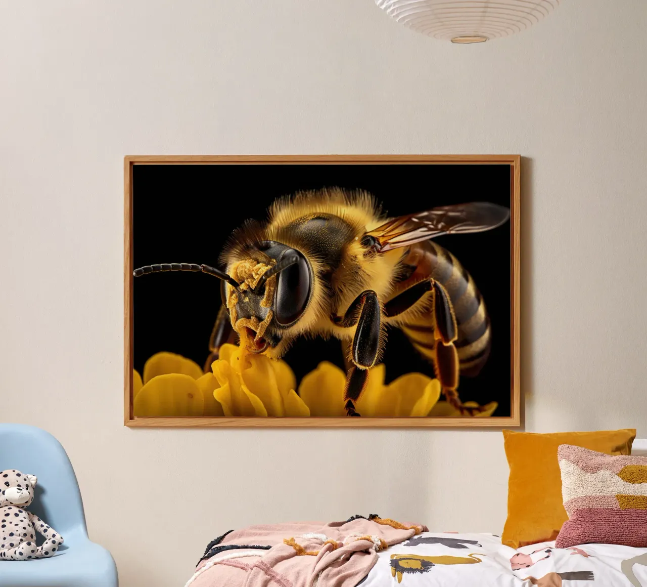 Immagine macro delle api alluminio dibond da PosterPrint