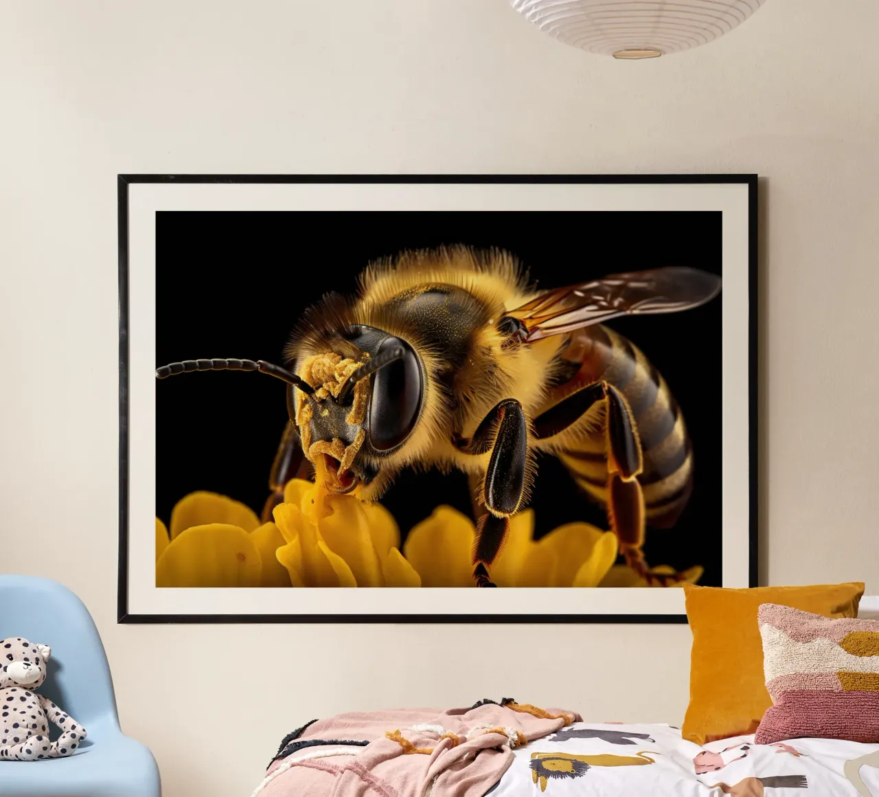 Immagine macro delle api poster da PosterPrint