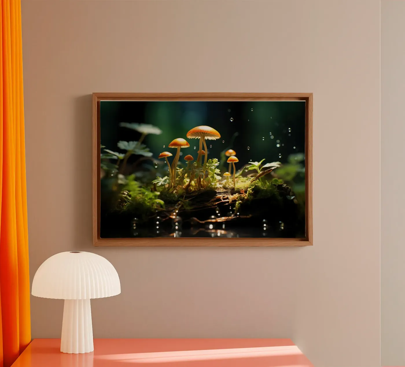 Macropilze tela da PosterPrint