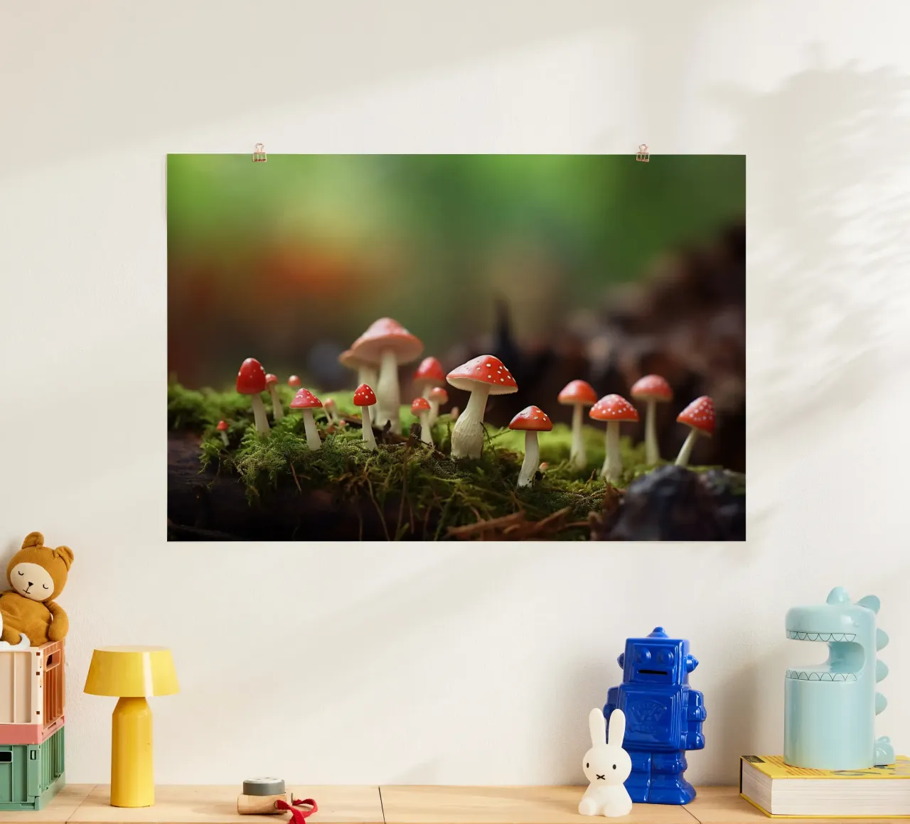 Macro rospo poster da PosterPrint