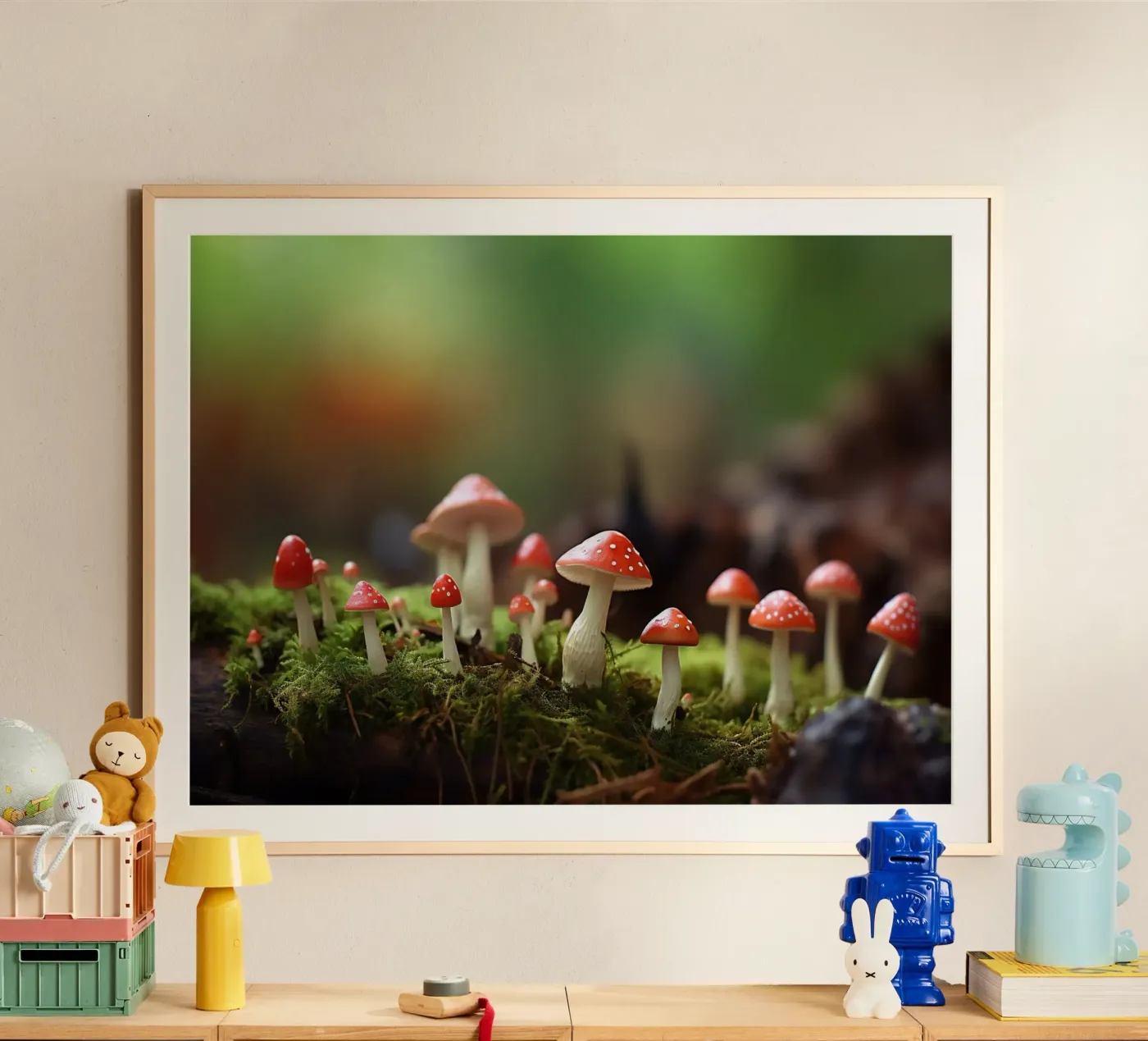 Macro rospo poster da PosterPrint