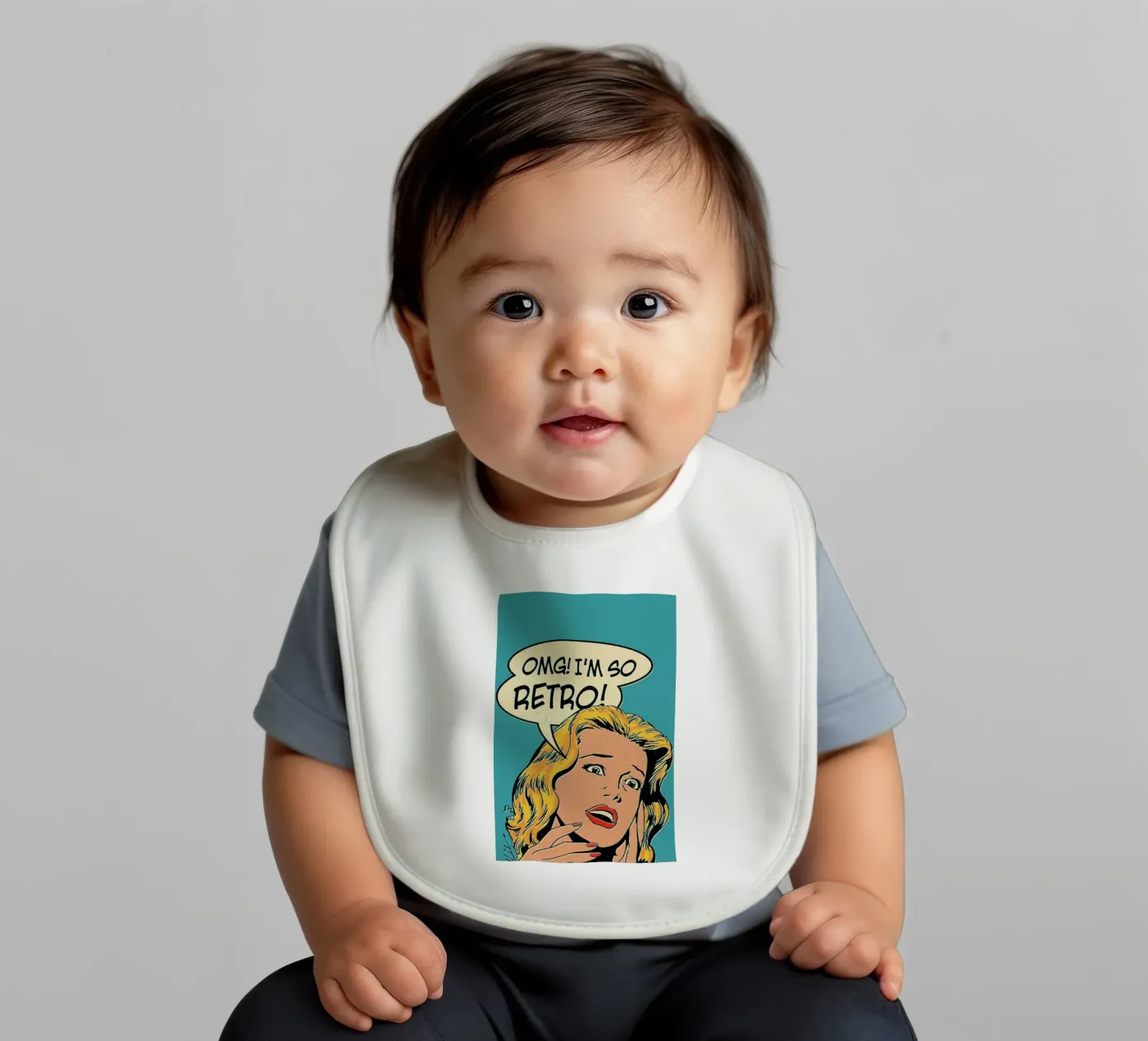 So Retro baby bib by Matheus Lopes Castro