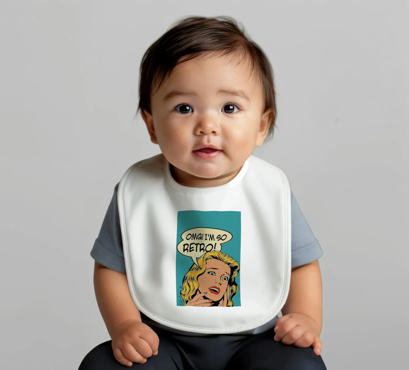 So Retro baby bib by Matheus Lopes Castro