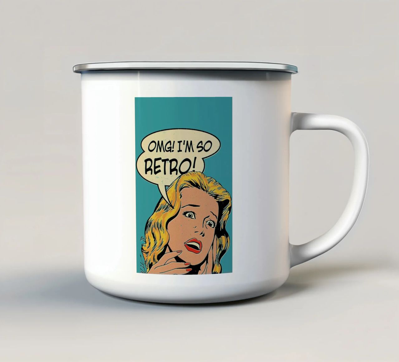 So Retro tazza in smalto da Matheus Lopes Castro