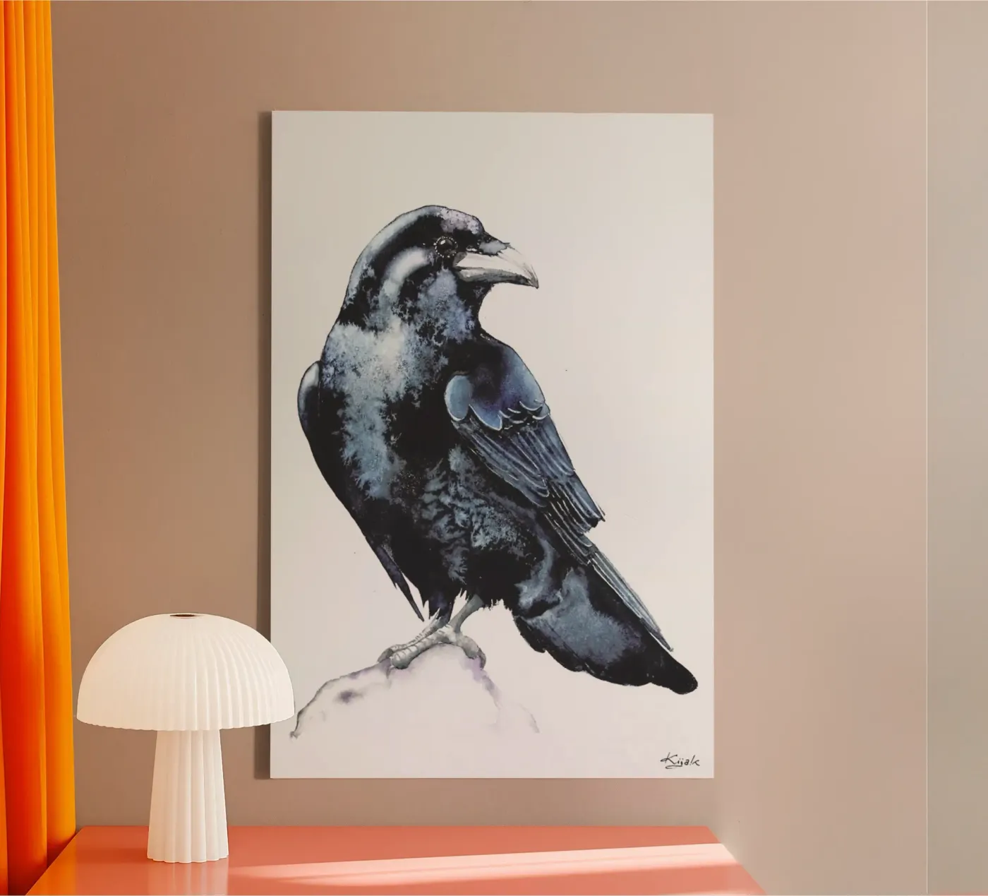 Raven tela da Karolina Kijak