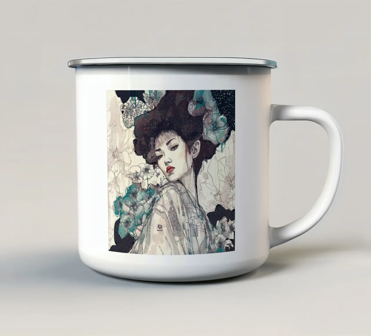 k tazza in smalto da Giulio Iurissevich