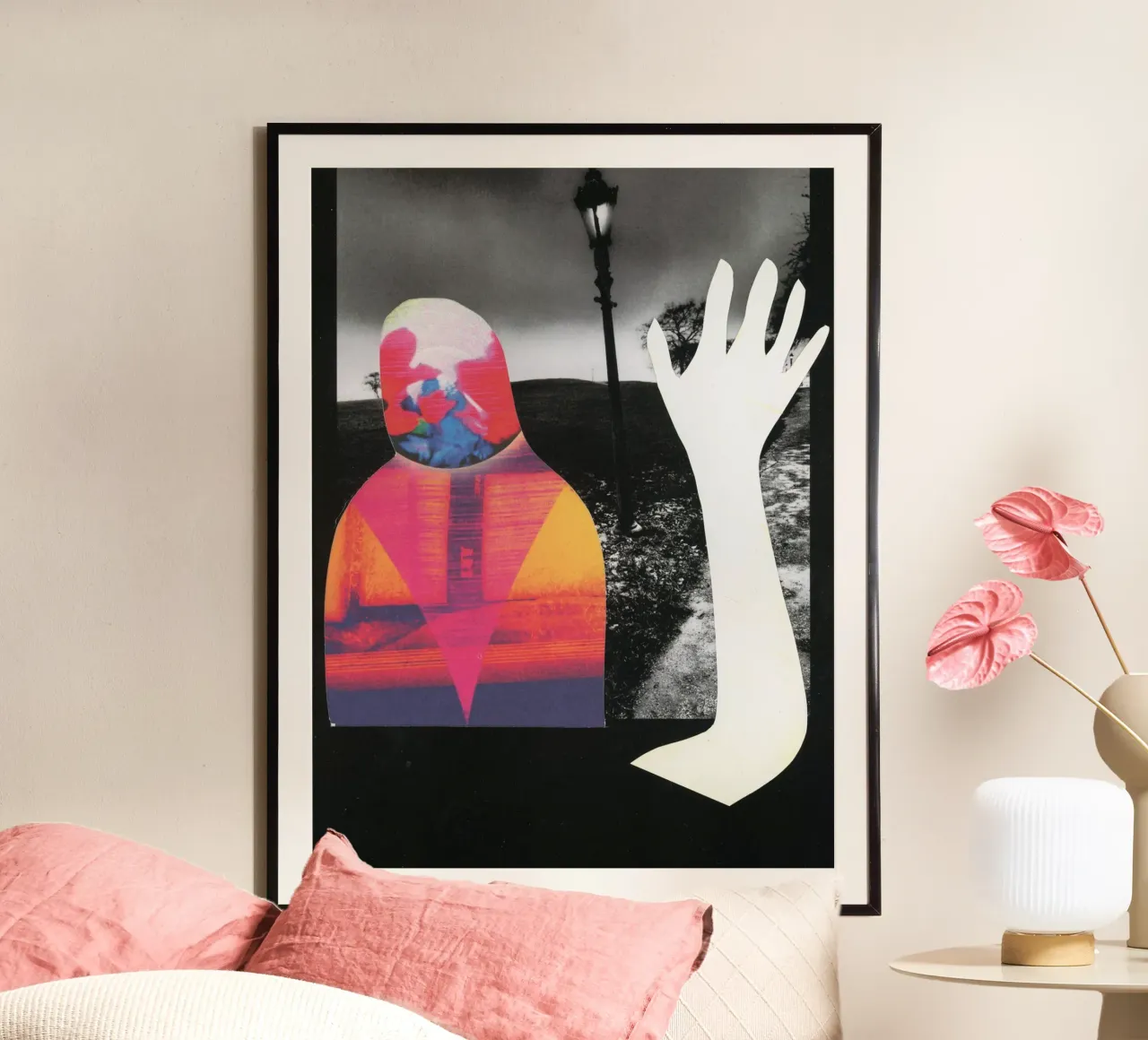 Farewell to my past poster with aluminum frame by gtobonart