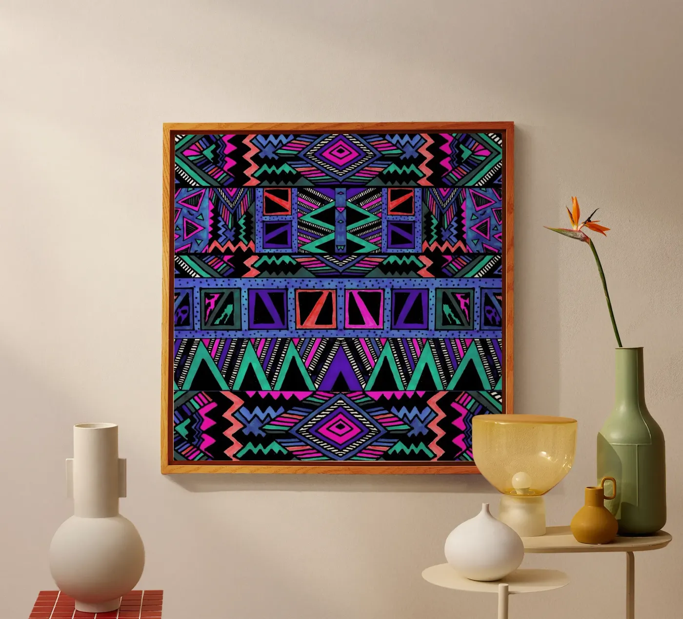 Katok acryl van Kris Tate