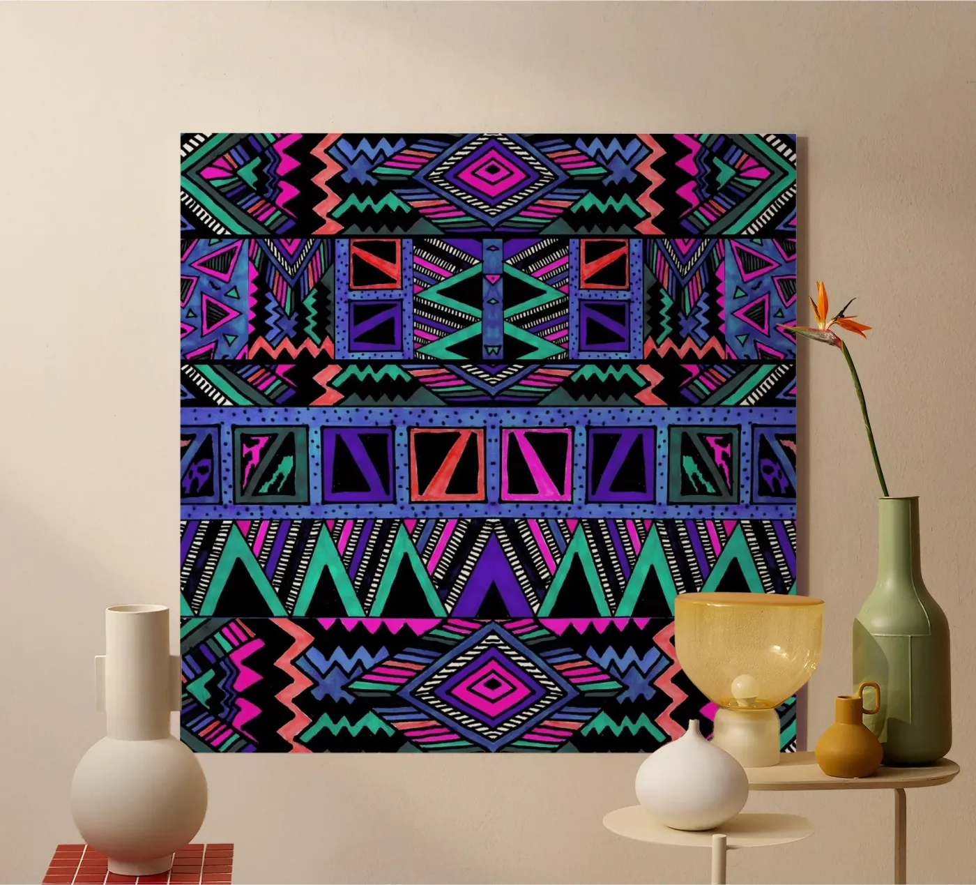 Katok acryl van Kris Tate