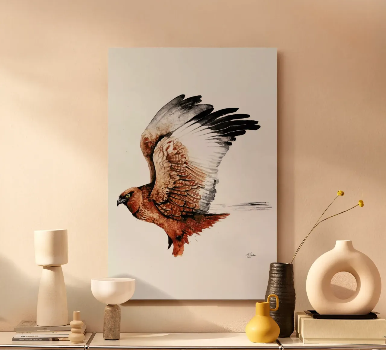 Hawk forex plate by Karolina Kijak
