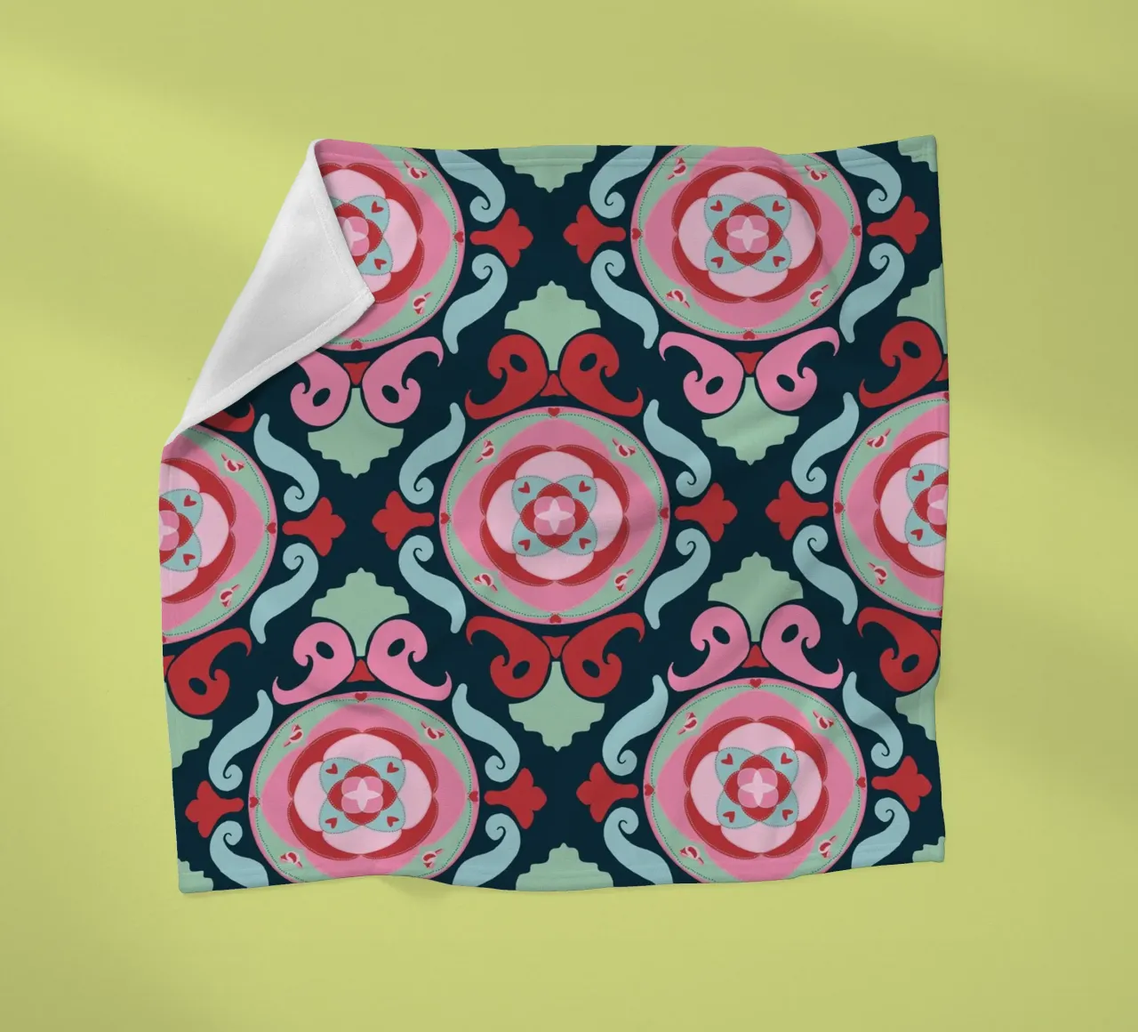 Vintage Romance dunkel fleece blanket by Miris bunte Modewelt