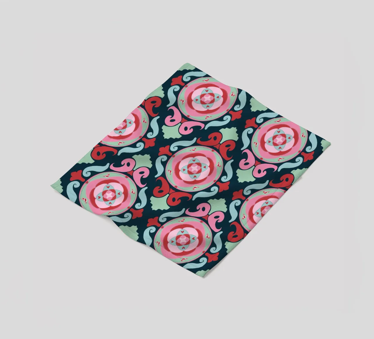Vintage Romance dunkel fleece blanket by Miris bunte Modewelt