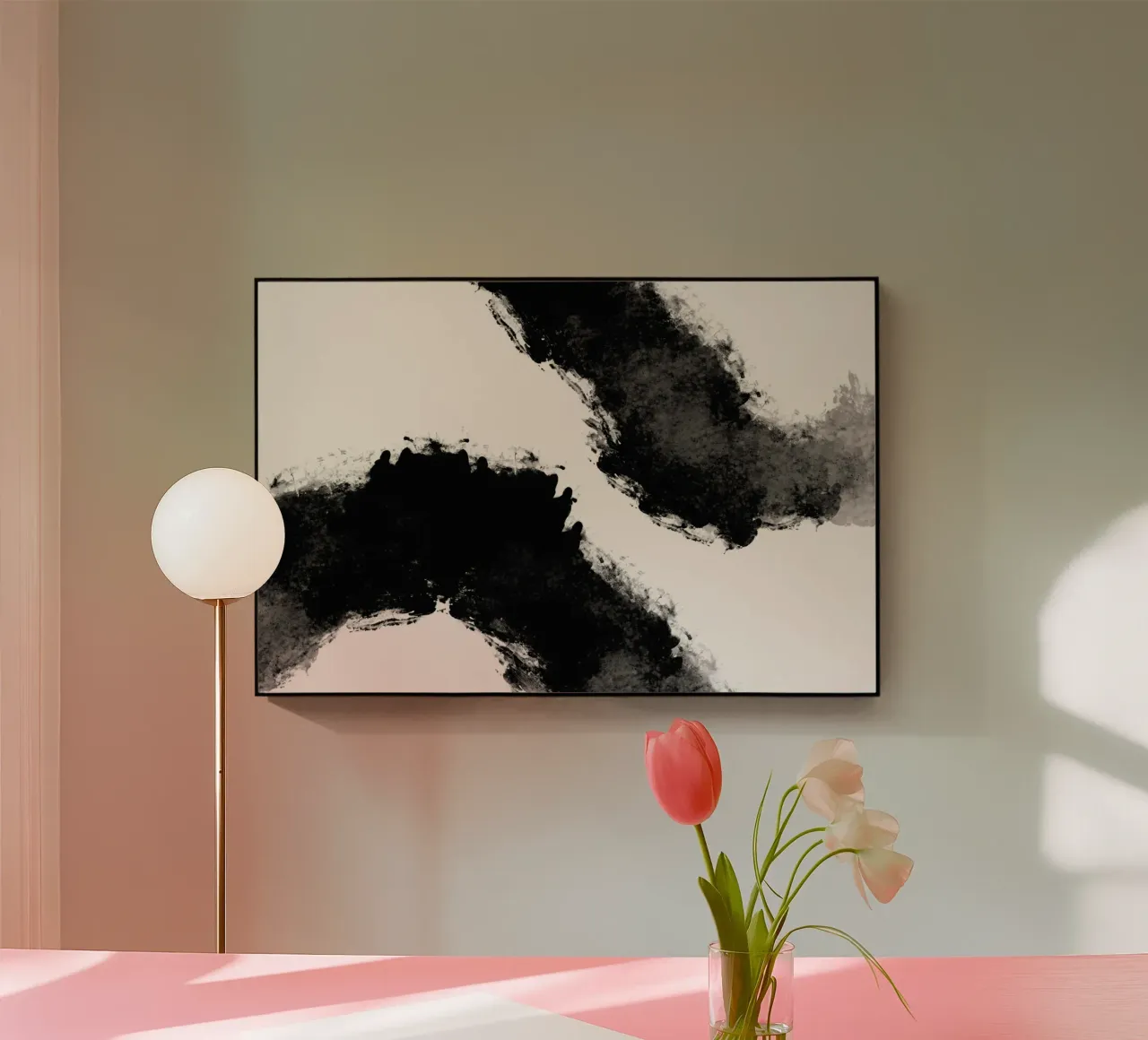 Colpi neri plexiglass da Kunst und Kontrast