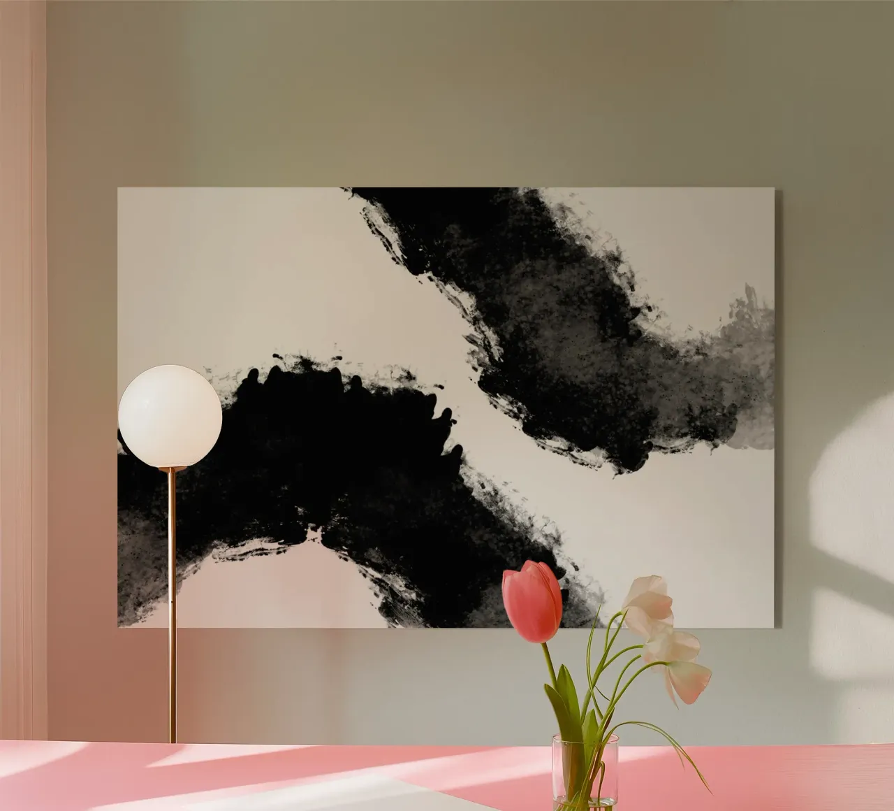 Colpi neri plexiglass da Kunst und Kontrast