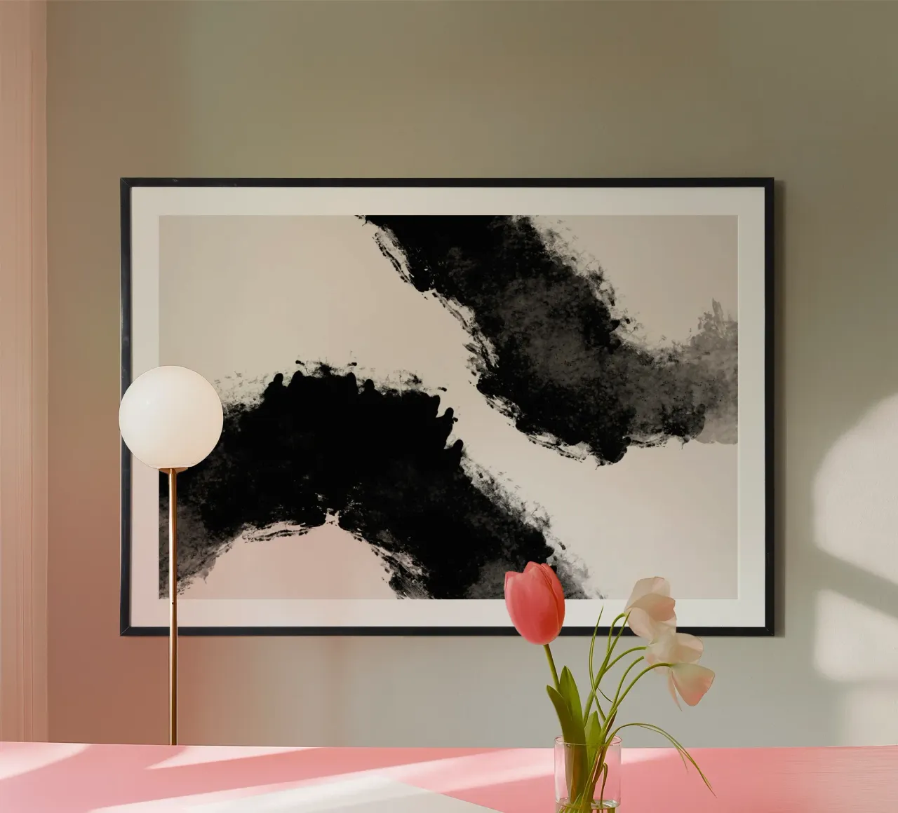 Colpi neri poster da Kunst und Kontrast