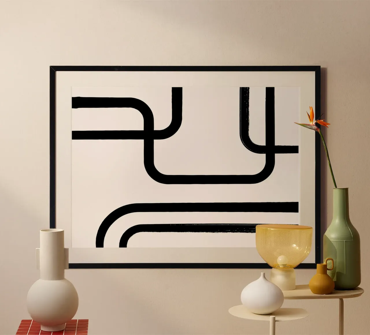 Snakeline poster da Kunst und Kontrast