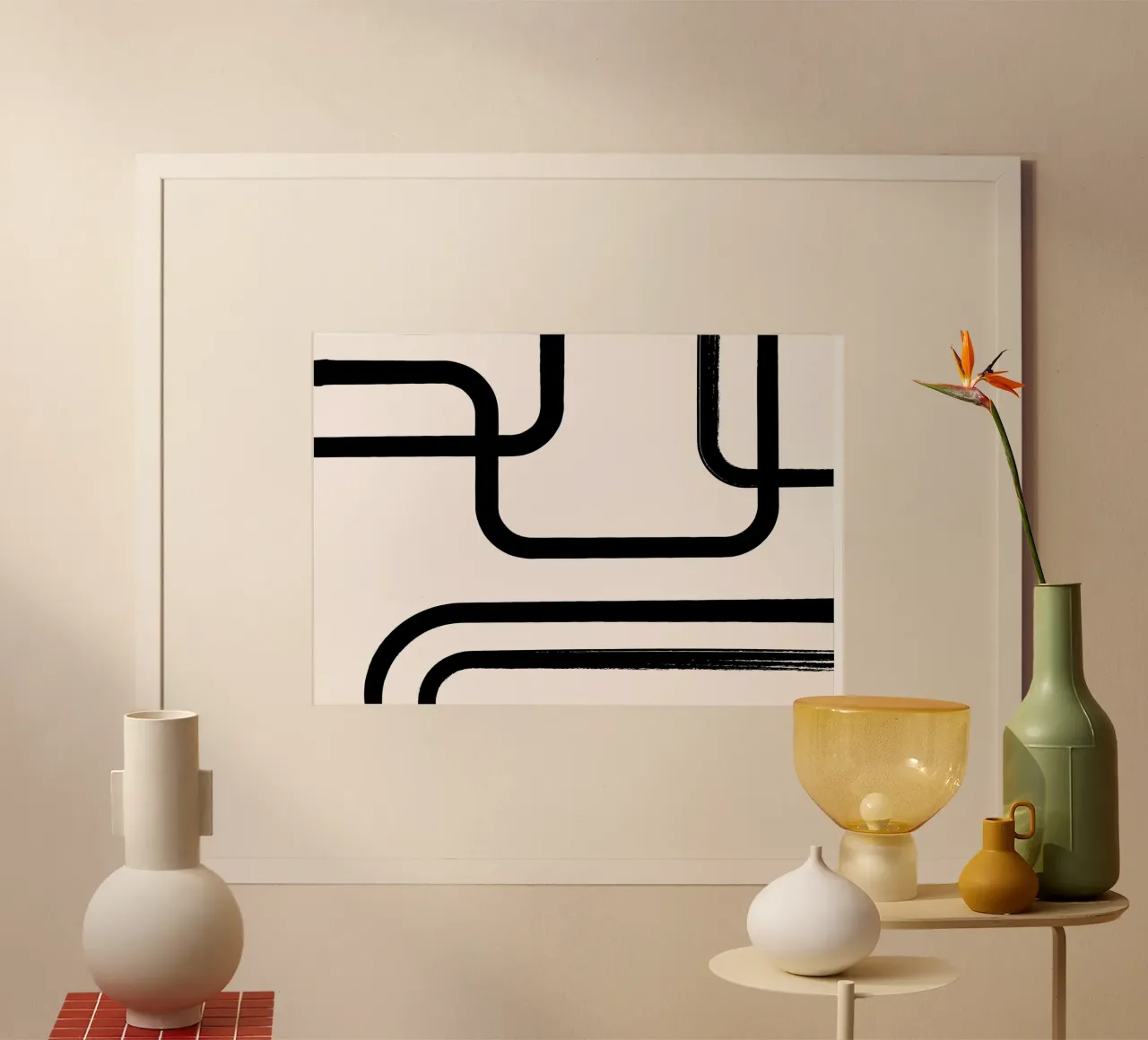 Snakeline poster da Kunst und Kontrast