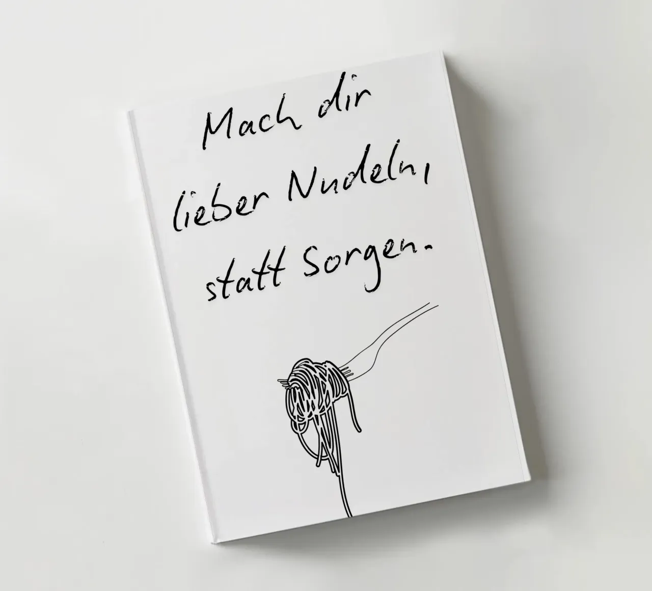 Lieber Nudeln, statt Sorgen. notebook by NORDLICHT DESIGNS