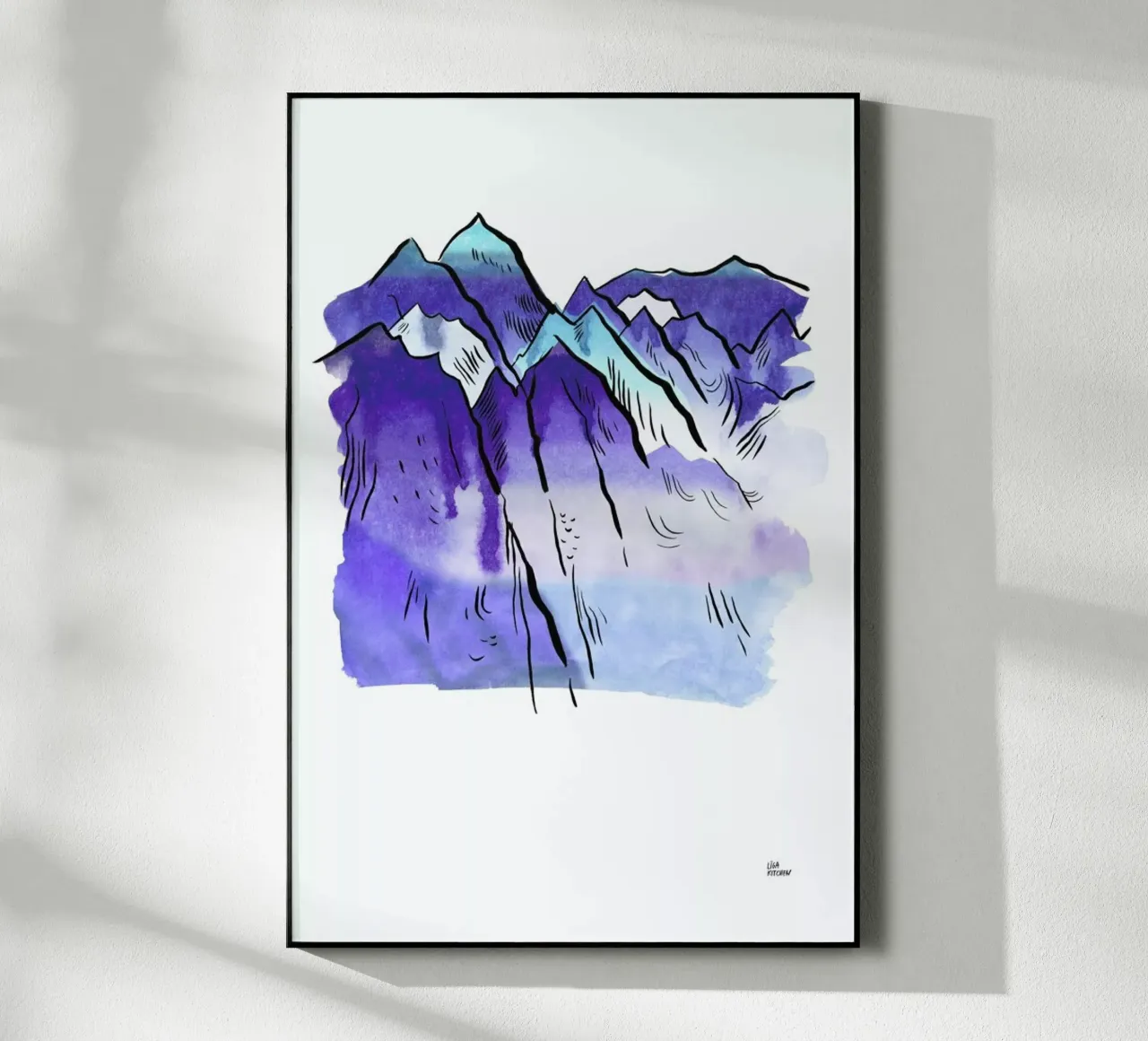 Japanese Mountains plexiglass da Liga Kitchen