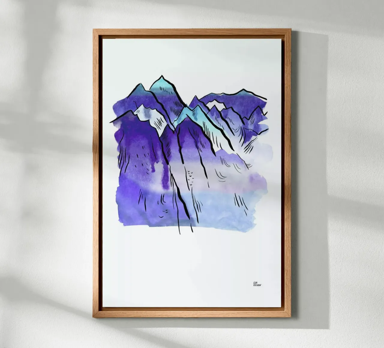 Japanese Mountains pannello forex da Liga Kitchen