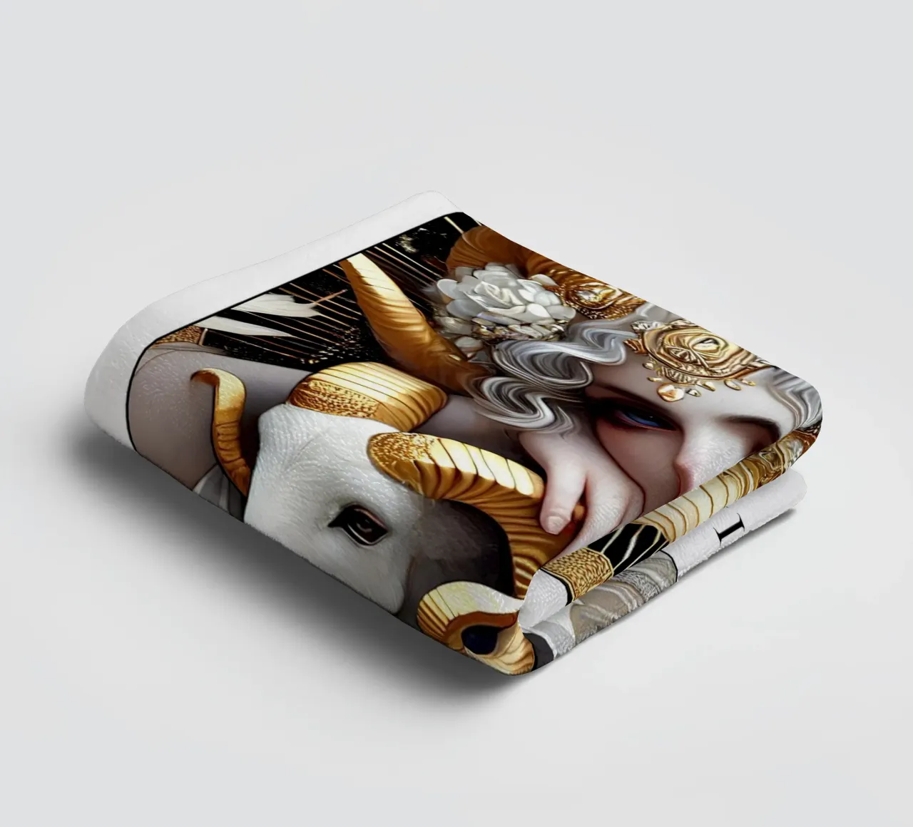 Sternzeichen Widder Handtuch von Art-Nouveau-Dsg