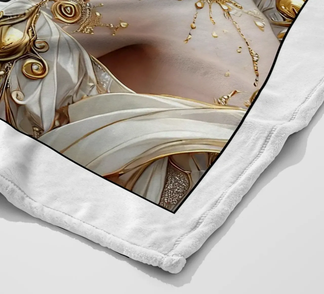 Sternzeichen Widder Fleecedecke von Art-Nouveau-Dsg