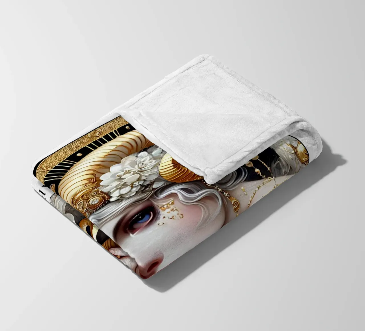 Sternzeichen Widder Fleecedecke von Art-Nouveau-Dsg