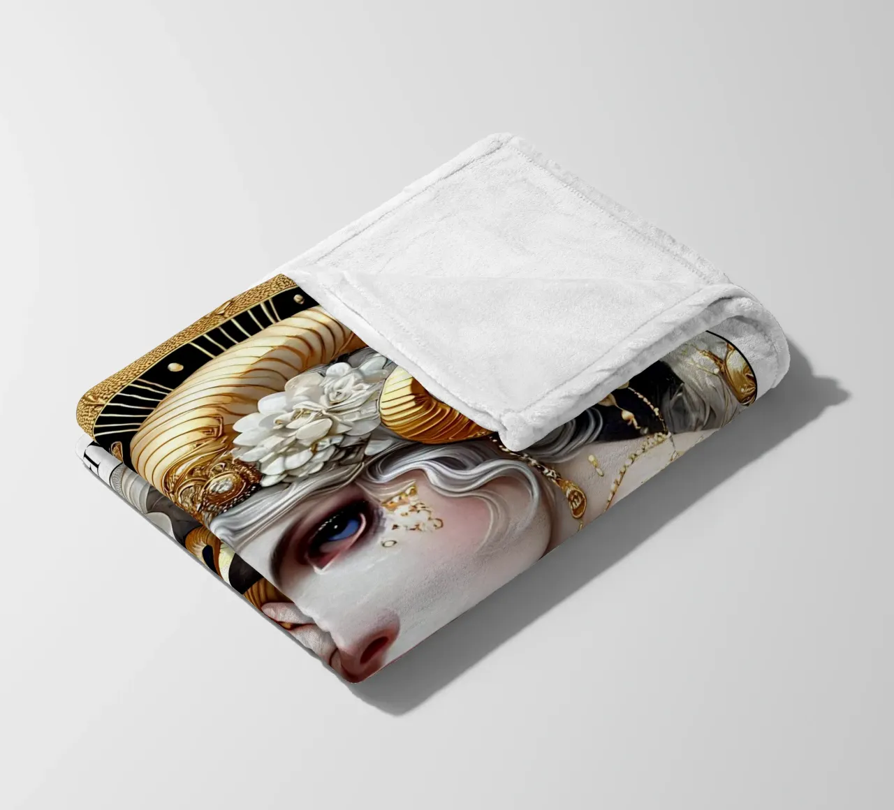 Sternzeichen Widder Fleecedecke von Art-Nouveau-Dsg