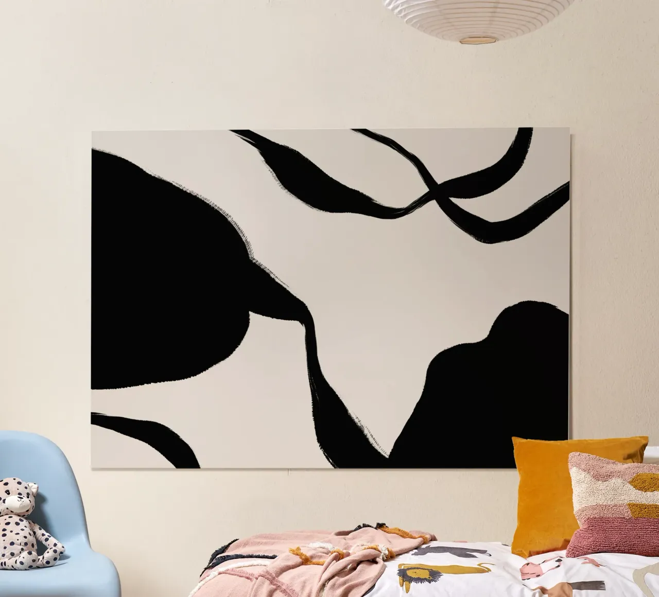 Monocromo moderno poster con telaio in plastica da Kunst und Kontrast