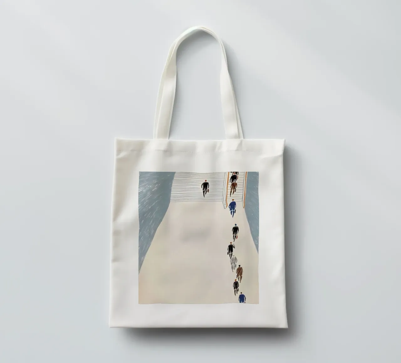 Il modo giusto borsa in juta da Kunst und Kontrast